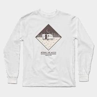 Setting the mood since 1974 funny camping Long Sleeve T-Shirt